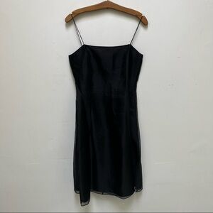 Vintage Ann Taylor Silk Spaghetti Strap Dress